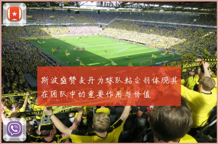 斯波盛赞麦丹为球队粘合剂体现其在团队中的重要作用与价值